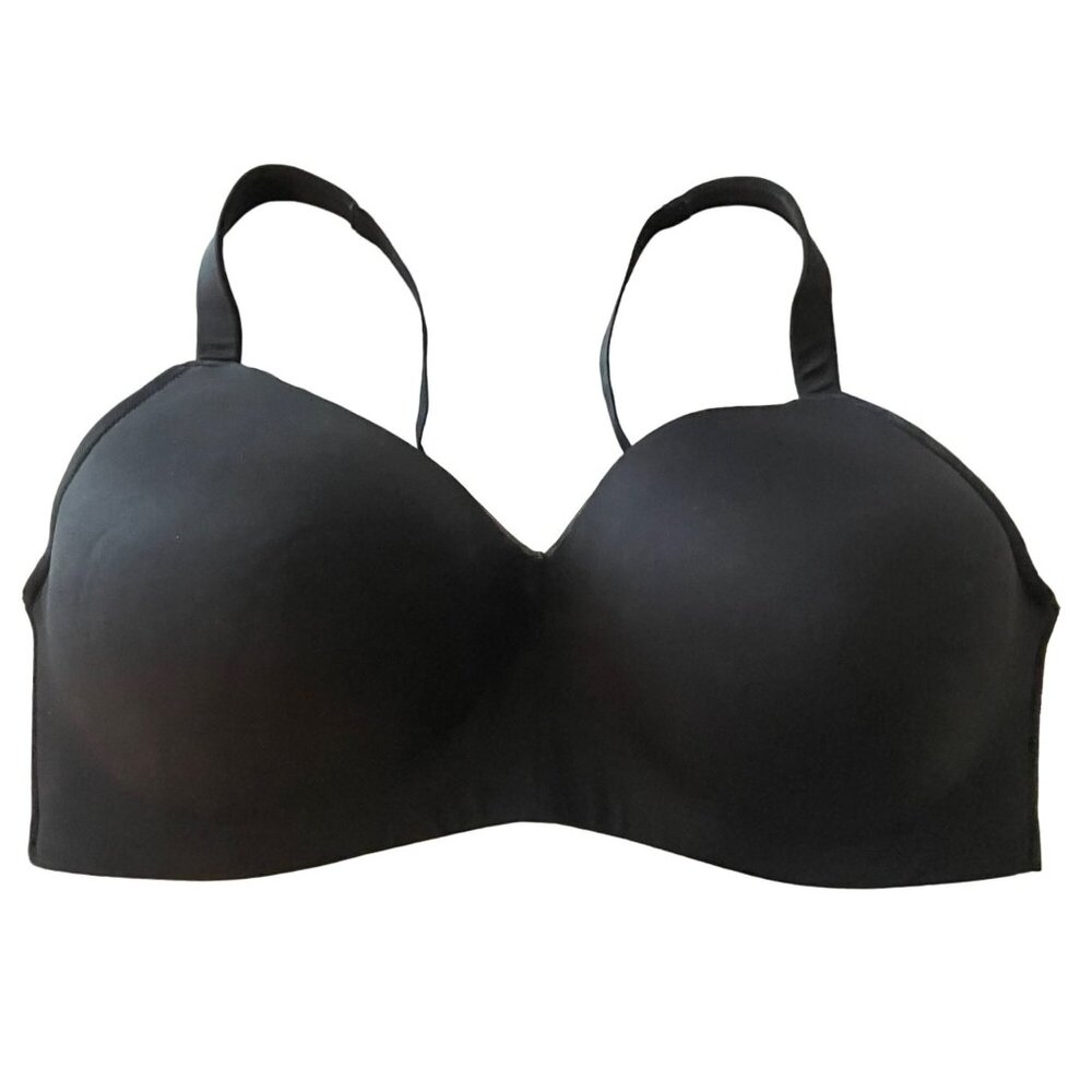 Auden Black Wire Free 42D Bra Smooth Under Clothes NWT